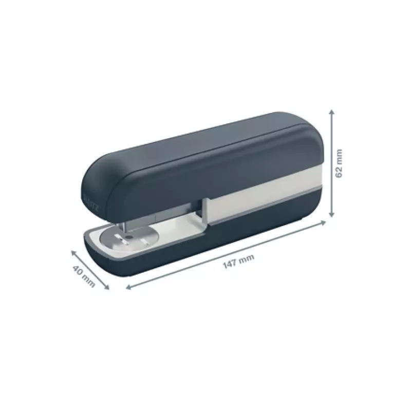 Grapadora Leitz Cosy 30 hojas, 30 hojas, negro, grapado estándar, 24/6, metal, plástico, 80 g/m²