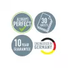 Perforadora Leitz Cosy 2 taladros 30 hojas, amarillo, plástico, 8 cm, 5,5 mm, A4