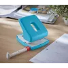 Perforadora Leitz Cosy 2 taladros 30 hojas, 30 hojas, azul, plástico, 8 cm, 5,5 mm, A4