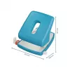 Perforadora Leitz Cosy 2 taladros 30 hojas, 30 hojas, azul, plástico, 8 cm, 5,5 mm, A4