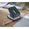 Perforadora Leitz Cosy 2 taladros 30 hojas, 30 hojas, negro, plástico, 8 cm, 5,5 mm, A4, A5, A6, folio, cuarto US, 8 x 8 x 8 cm