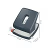 Perforadora Leitz Cosy 2 taladros 30 hojas, 30 hojas, negro, plástico, 8 cm, 5,5 mm, A4, A5, A6, folio, cuarto US, 8 x 8 x 8 cm