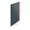 Carpeta de presentación Leitz Cosy Mobile Display Book Plus, gris, polipropileno (PP), 20 fundas, vertical, A4, 231 mm