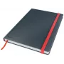 Cuaderno Leitz Cosy Soft Touch rayado con tapa dura, monocromático, negro, B5, 80 hojas, mate, 100 g/m²