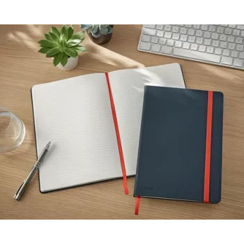 Cuaderno Leitz Cosy Soft Touch rayado con tapa dura, monocromático, negro, B5, 80 hojas, mate, 100 g/m²