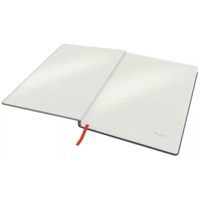 Cuaderno Leitz Cosy Soft Touch rayado con tapa dura, monocromático, negro, B5, 80 hojas, mate, 100 g/m²
