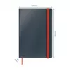 Cuaderno Leitz Cosy Soft Touch rayado con tapa dura, monocromático, negro, B5, 80 hojas, mate, 100 g/m²