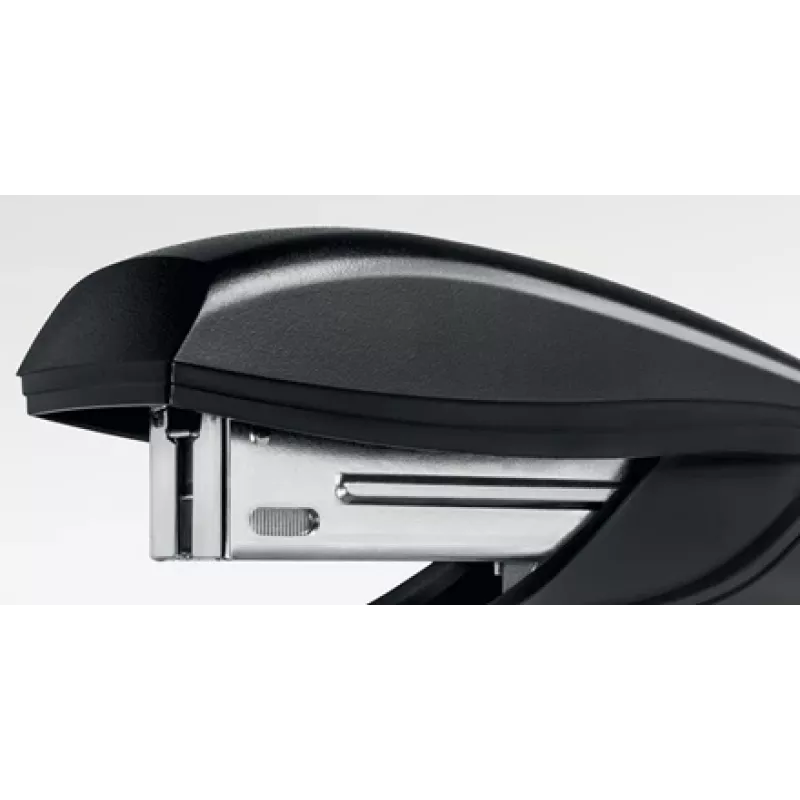 Grapadora Leitz NeXXt Recycle, 30 hojas, negro, grapado estándar, 24/6, plástico, 80 g/m²