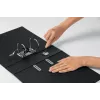 Archivador Leitz 180° Recycle, A4, cartón, negro, 600 hojas, 80 g/m², 320 mm