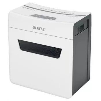 Destructora de documentos Leitz IQ Protect Premium 3M P5, microcorte, 2 x 15 mm, 10 L, 125 hojas, 55 dB, táctil
