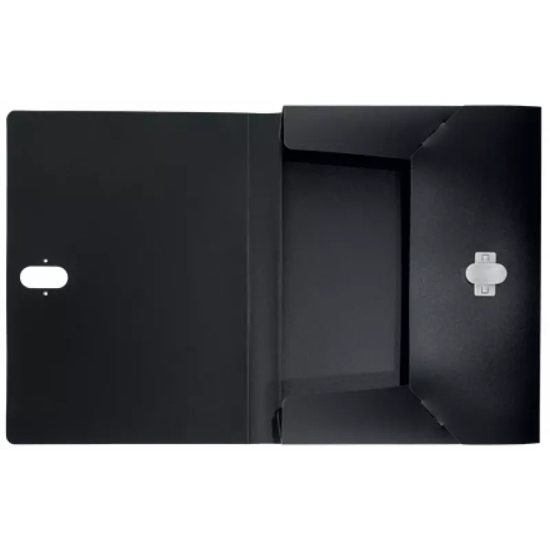 Archivador de caja Leitz Recycle, carpeta de firmas, A4, polipropileno (PP), negro, mate, 250 hojas