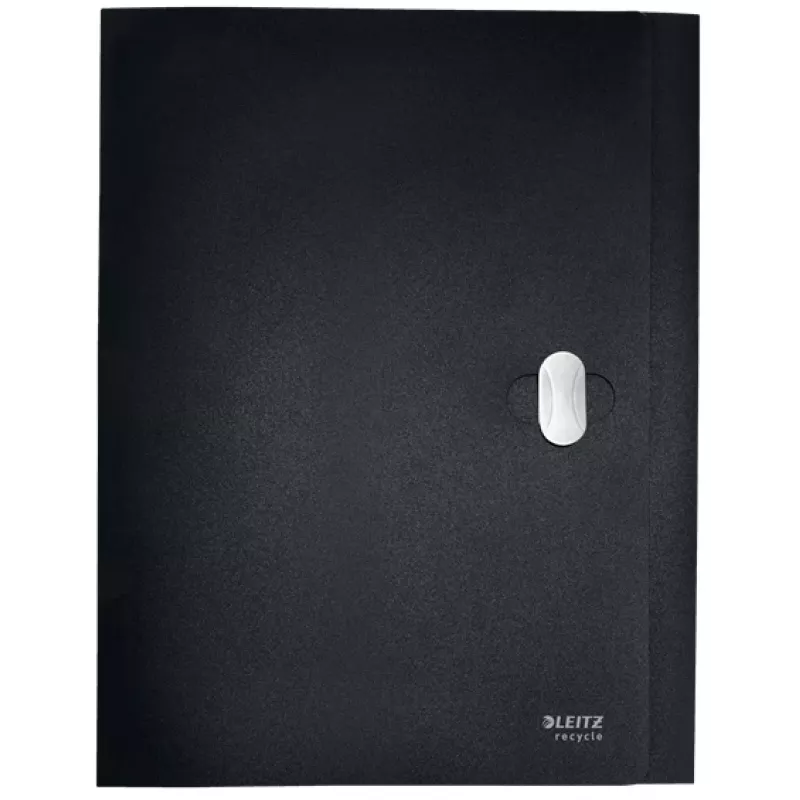 Archivador de caja Leitz Recycle, carpeta de firmas, A4, polipropileno (PP), negro, mate, 250 hojas