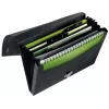 Carpeta de fuelle extensible Leitz Recycle, carpeta de firmas, A4, polipropileno (PP), negro, brillante, 250 hojas