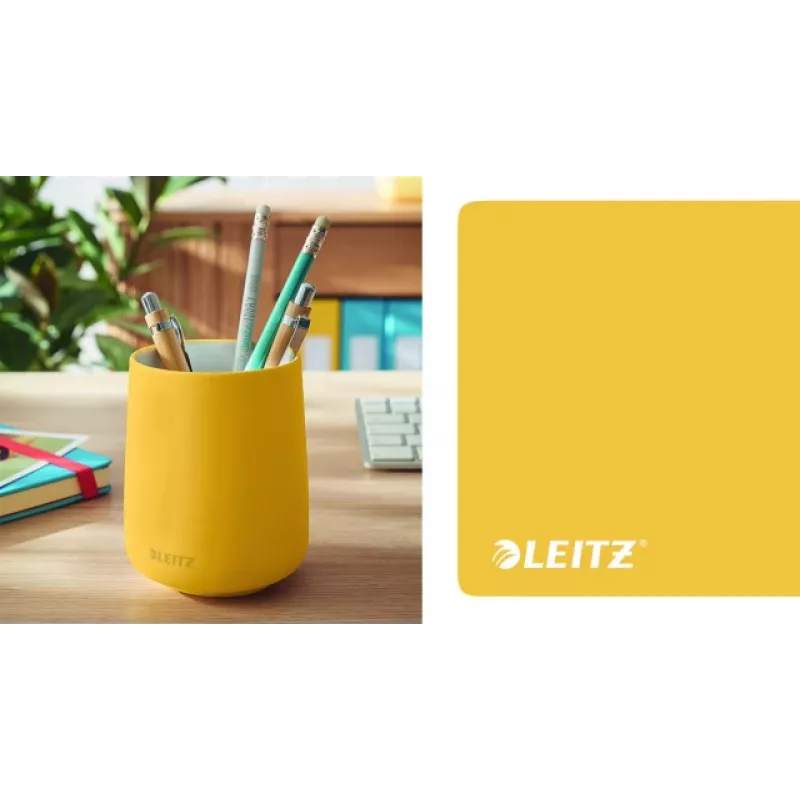 Portalápices Leitz Cosy, amarillo, cerámica, niño/niña, 8,7 cm, 105 mm, 240 g