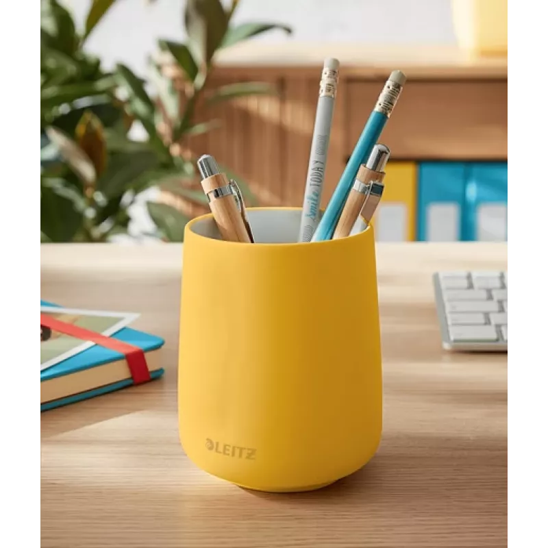 Portalápices Leitz Cosy, amarillo, cerámica, niño/niña, 8,7 cm, 105 mm, 240 g