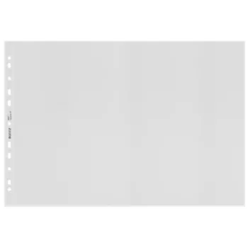 Funda de plástico Leitz Recycle A3, 300 x 420 (A3), transparente, polipropileno (PP), mate, horizontal, 2 mm
