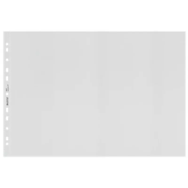 Funda de plástico Leitz Recycle A3, 300 x 420 (A3), transparente, polipropileno (PP), mate, horizontal, 2 mm