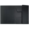 Carpeta de 3 solapas Leitz Recycle Card, archivador convencional, A4, cartón, negro, mate, 250 hojas