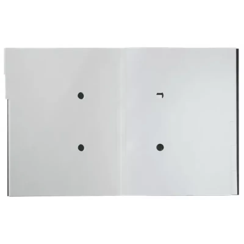 Separador de fichas Leitz Recycle, carpeta de firmas, A4, cartón, negro, mate, goma