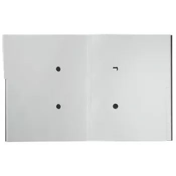 Separador de cartón Leitz Recycle, carpeta de firmas, A4, cartón, negro, mate, goma