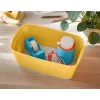 Caja de almacenamiento Leitz MyBox Cosy Small con tapa, caja de almacenamiento, amarillo, rectangular, plástico, monocromático, amarillo