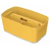 Caja de almacenamiento Leitz MyBox Cosy Small con tapa, caja de almacenamiento, amarillo, rectangular, plástico, monocromático, amarillo