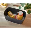 Caja de almacenamiento Leitz MyBox Cosy Small con tapa, caja de almacenamiento, gris, rectangular, plástico, liso, interior