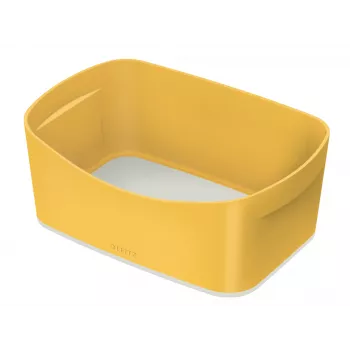 Bandeja de almacenamiento Leitz MyBox Cosy, bandeja de almacenamiento, amarillo, rectangular, plástico, monocromático, 246 mm