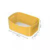 Bandeja de almacenamiento Leitz MyBox Cosy, bandeja de almacenamiento, amarillo, rectangular, plástico, monocromático, 246 mm