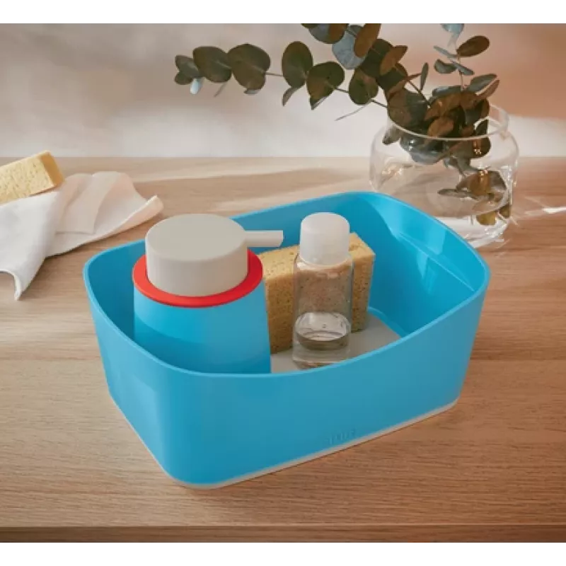 Leitz MyBox Cosy bandeja de almacenamiento, caja de almacenamiento, azul, rectangular, plástico, monocromático, interior