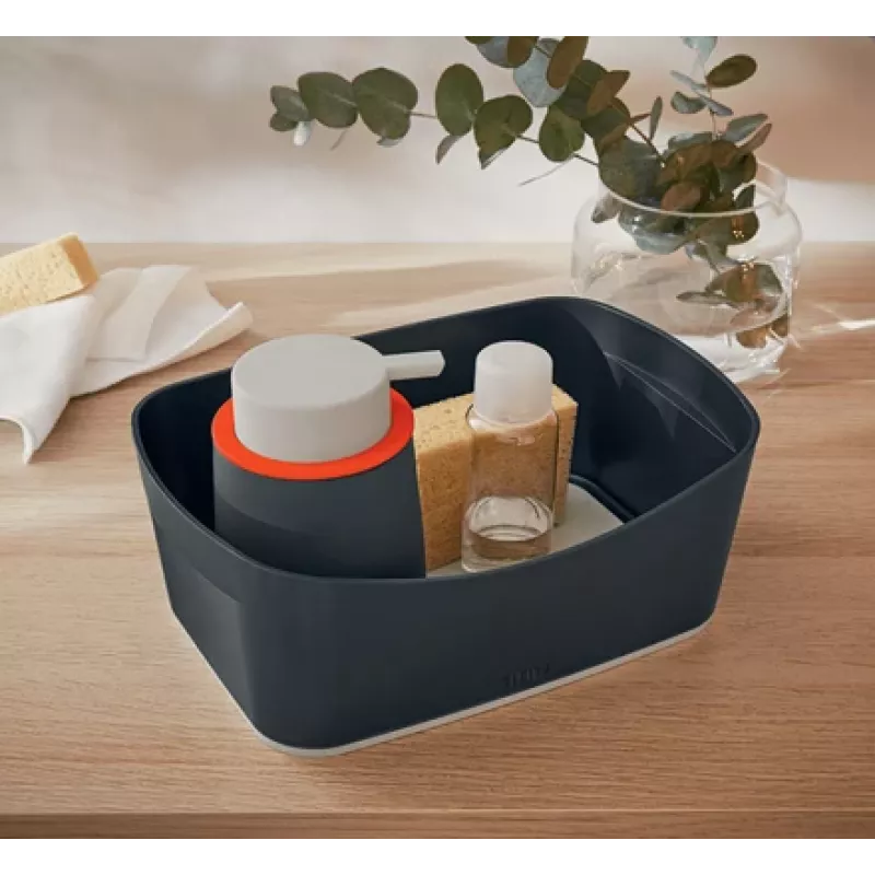 Leitz MyBox Cosy bandeja de almacenamiento, caja de almacenamiento, gris, rectangular, plástico, monocromático, interior