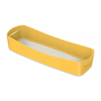 Leitz MyBox Cosy bandeja organizadora larga, almacenamiento, caja de almacenamiento, amarillo, rectangular, plástico, monocromático, 307 mm