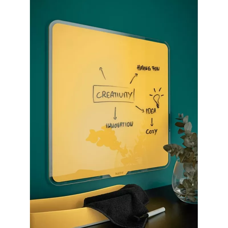 Leitz MyBox Cosy bandeja organizadora larga, almacenamiento, caja de almacenamiento, amarillo, rectangular, plástico, monocromático, 307 mm