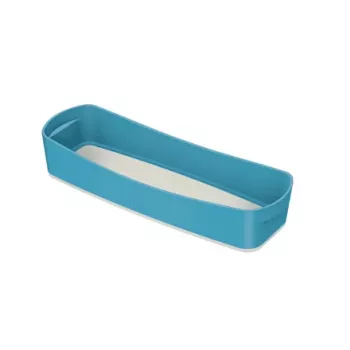Leitz MyBox Cosy bandeja organizadora larga, almacenamiento, caja de almacenamiento, azul, rectangular, plástico, monocromático, 307 mm