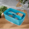 Leitz MyBox Cosy bandeja organizadora con asa, pequeña, almacenamiento, azul, plástico, 307 mm, 181 mm, 56 mm, 300 g