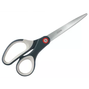 Leitz Cosy Titanium tijeras de oficina 205 mm, adultos, corte recto, individual, gris, acero inoxidable, tijeras de oficina