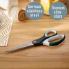 Leitz Cosy Titanium tijeras de oficina 205 mm, adultos, corte recto, individual, gris, acero inoxidable, tijeras de oficina