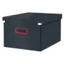 Leitz Click & Store Cosy Medium caja de almacenamiento, caja de almacenamiento, gris, rectangular, cartón, monocromático, interior