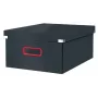 Leitz Click & Store Cosy Large caja de almacenamiento, caja de almacenamiento, gris, rectangular, cartón, monocromático, interior