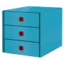 Leitz Click & Store Cosy cajonera (3 cajones), azul, cartón, 286 mm, 358 mm, 282 mm