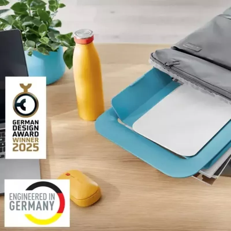 Leitz Ergo Cosy soporte ajustable para portátil, 80 % plástico reciclado