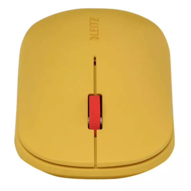 Leitz Cosy ratón inalámbrico, ambidiestro, RF Wireless + Bluetooth, 4000 DPI, naranja