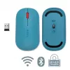 Leitz Cosy ratón inalámbrico, ambidiestro, RF Wireless + Bluetooth, 4000 DPI, azul