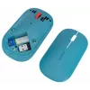 Leitz Cosy ratón inalámbrico, ambidiestro, RF Wireless + Bluetooth, 4000 DPI, azul