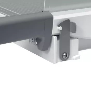 Leitz Precision Home cortapapeles A4, 8 hojas, A4, 80 g/m², gris, goma, 298 mm