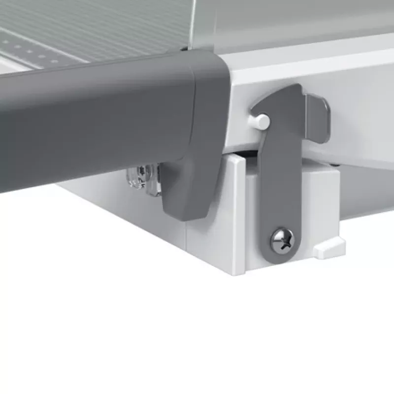 Leitz Precision Home cortapapeles A4, 8 hojas, A4, 80 g/m², gris, goma, 298 mm