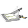Leitz Precision Home cortapapeles A4, 8 hojas, A4, 80 g/m², gris, goma, 298 mm