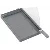 Leitz Precision Office Pro cortapapeles A4+, 25 hojas, acero inoxidable, A4 Maxi, 80 g/m², aluminio, vidrio, acero inoxidable, antracita