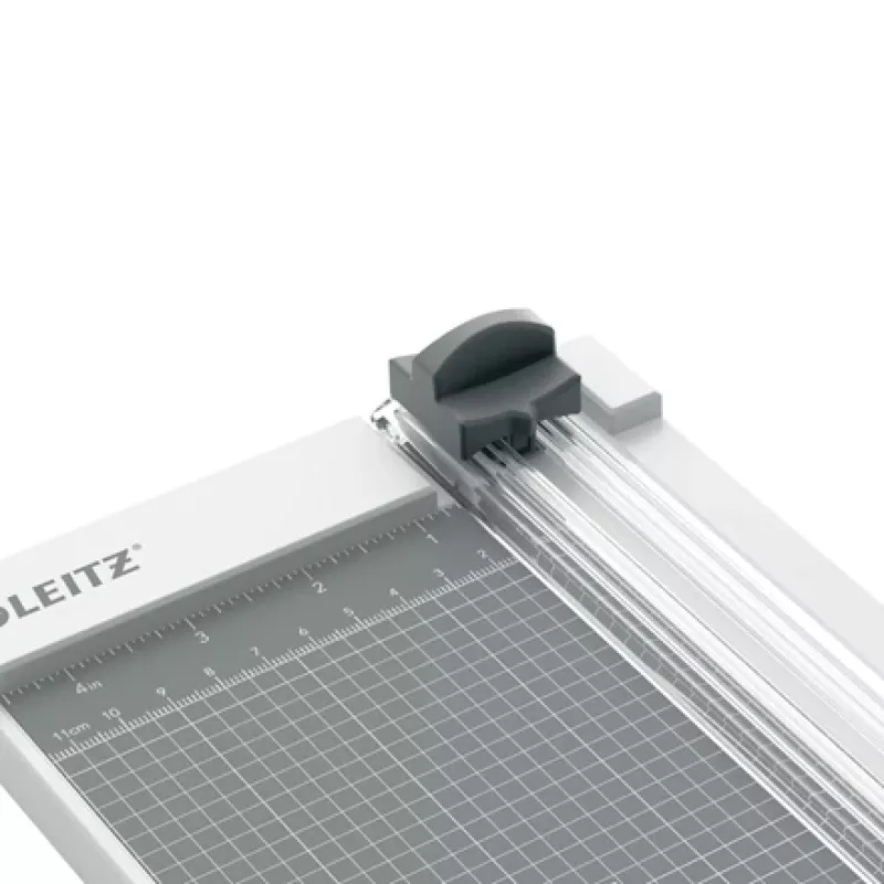Leitz Precision Home cortapapeles A4, 8 hojas, A4, 80 g/m², gris, goma, 153 mm