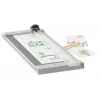 Leitz Precision Home cortapapeles A4, 8 hojas, A4, 80 g/m², gris, goma, 153 mm